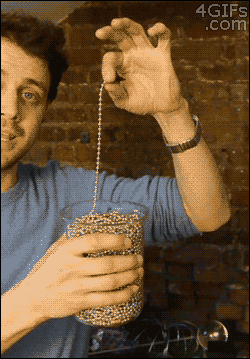 Self-siphoning beads