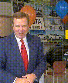 A local car dealership signs off every commercial with this car-driving gesture. All I can see is double handjobs.