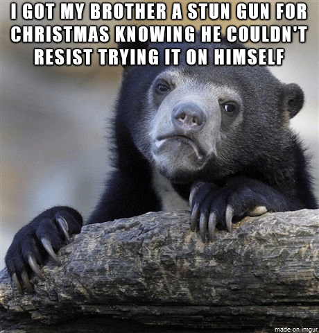 How it seems most confession bears should end.
