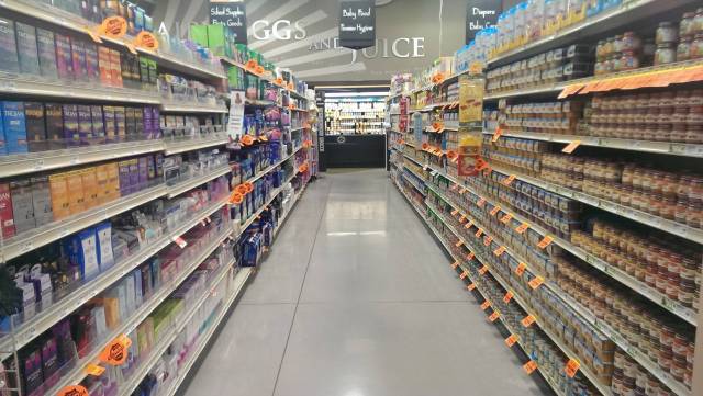 My local grocery store makes people who shop on the right side of the isle regret not shopping on the left side earlier.