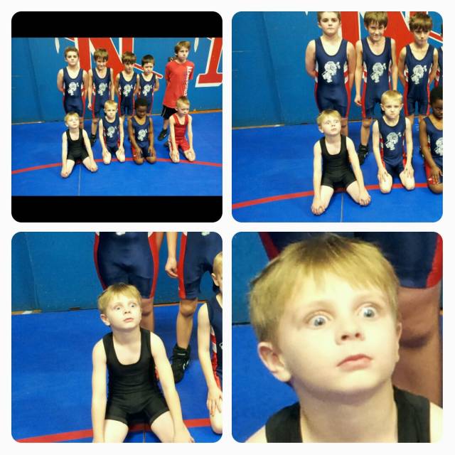 A kid on my son's wrestling team has seen some sh*t.