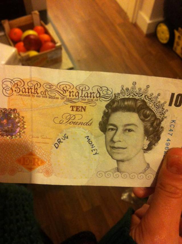 This came out of the atm.