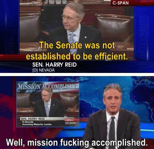 Mission Accomplished Senate