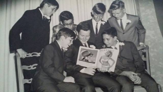 Found a priceless picture from my dad's Bar Mitzvah