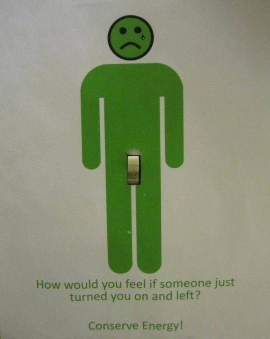 Conserve Energy!