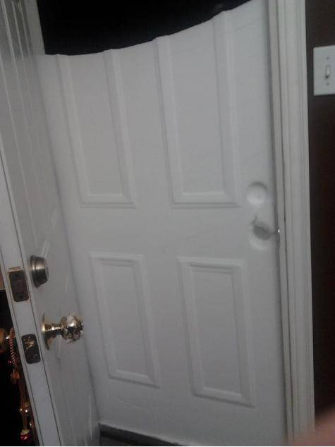 Today, I opened my door to find another door.