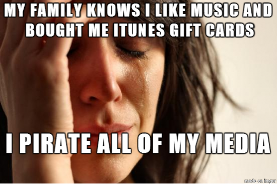 At least my family tried.