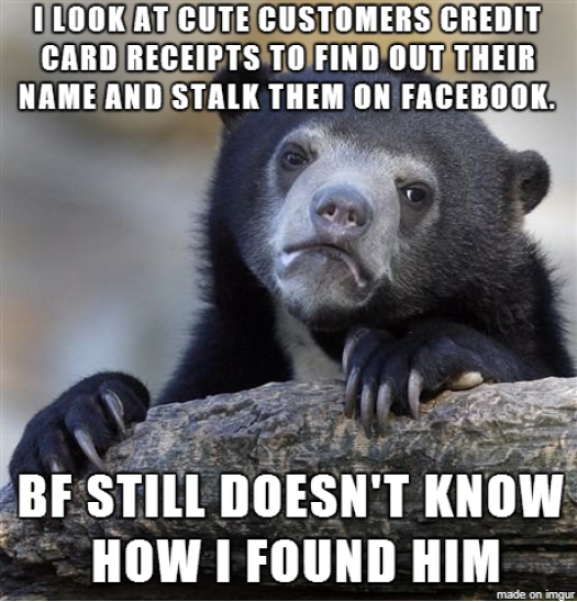 I'm a waitress in a small city and who was single.