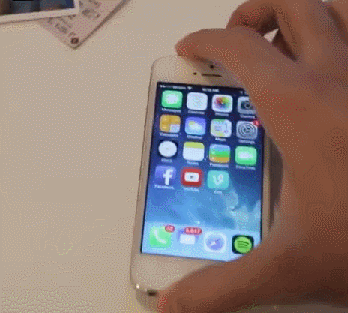 Problems reported when swiping iPhone screen too hard
