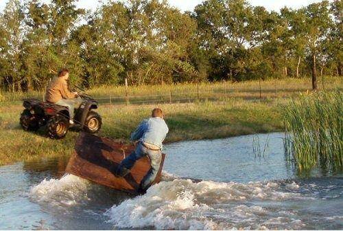 yeah that's me... trying to water ski..