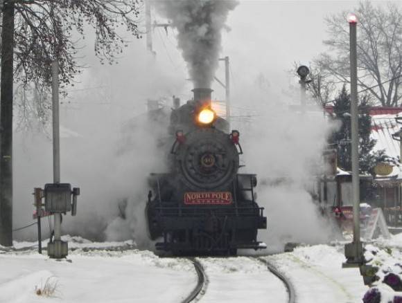 Took this pic of a classic train passing through my town