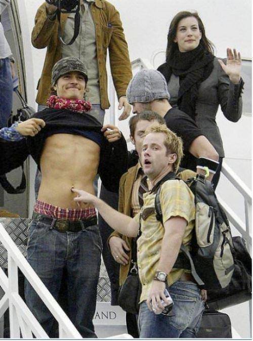 The award winning cast of Lord of the Rings