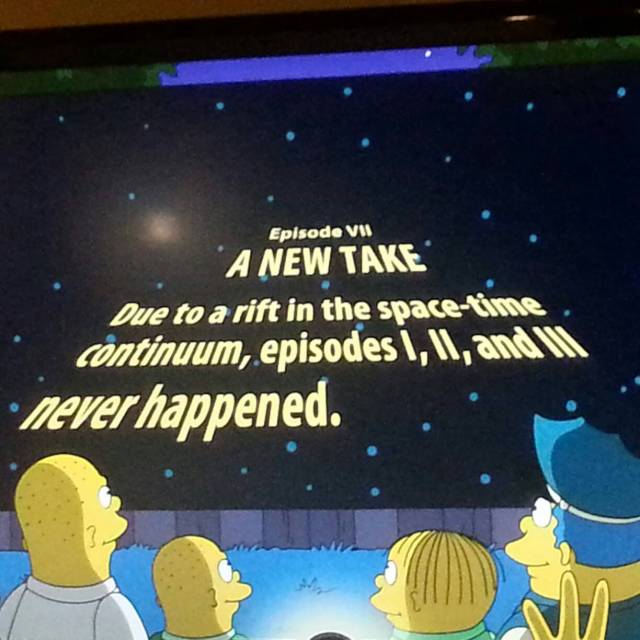Simpsons Have Right Idea How to Start Next Star Wars