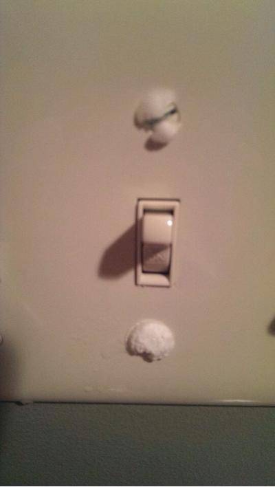 Just a little cold. And yes that is an indoor light switch
