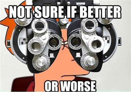 Sitting at the eye doctor this morning