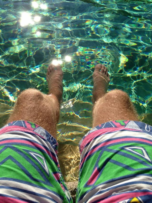 Americans are asleep! Post pictures of being comfortable in warm weather!