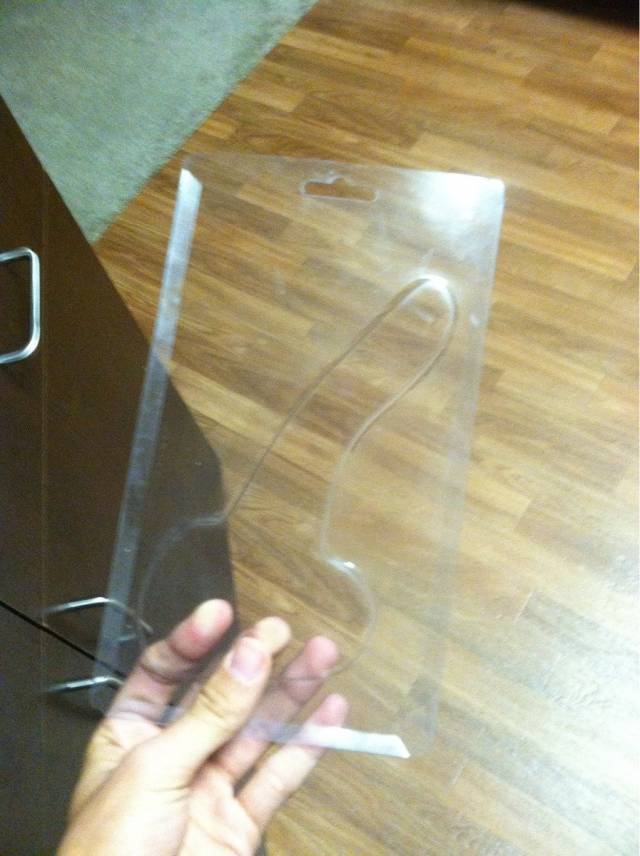 I left the packaging for my trauma shears on my bed, my dad saw it and, in a concerned voice, asked me what the packaging was for.
