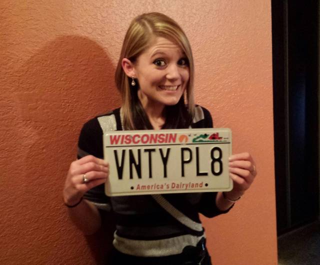 I'm pretty psyched about my new vanity plate!