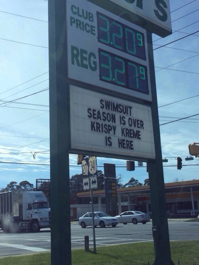 Touché Krispy Kreme. Touché.