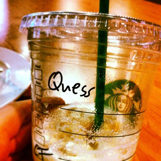 To the guy whose name is Ian and has trouble at a certain coffee house...my name is Chris.