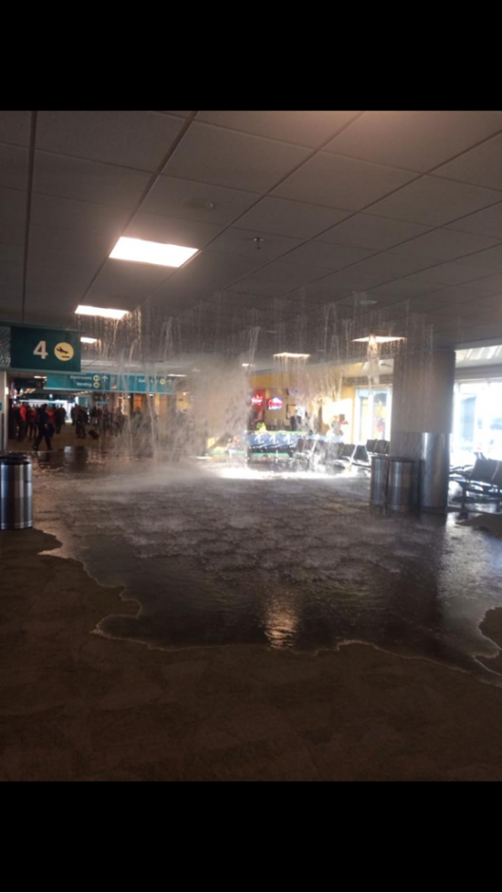 My buddy is at the Pensacola airport. I think his flight is gonna be delayed.