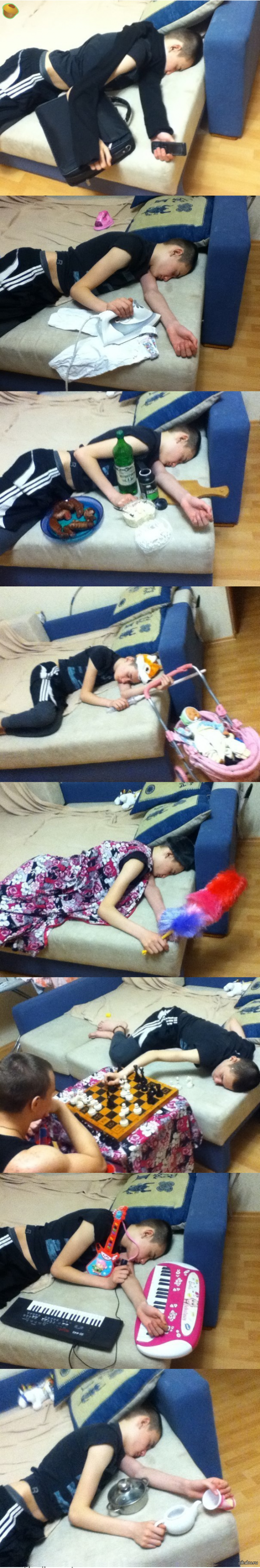 number 1 rule at a party : DON'T FALL ASLEEP FIRST!!