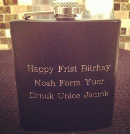 I think I nailed my nephews first birthday present, what do you guys think? Haha