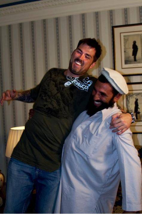 Former Navy SEAL Marcus Luttrell With His Friend Mohammad Gulab, The Pashtun Village Chief That Saved Him From The Taliban