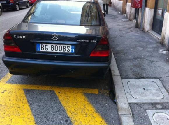 There are no vanity plates in Italy..it’s a one in million chance