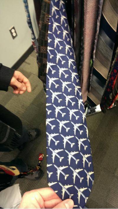 Girlfriend told me to wear a plain tie to dinner tonight.