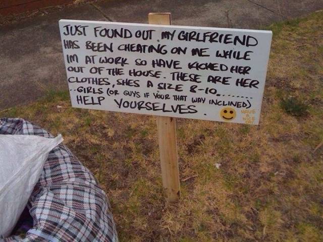 Spotted this sign driving past... Handled it well
