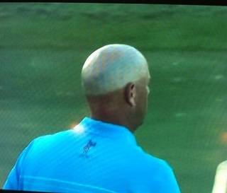 Professional golfer Stewart Cink without a hat.
