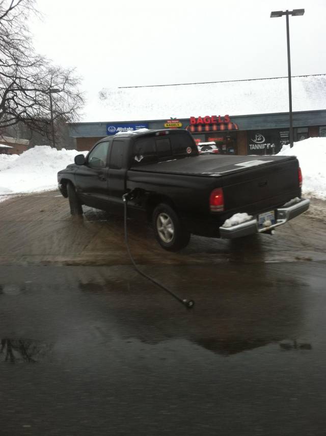 So I drove past this guy on my way to work today...