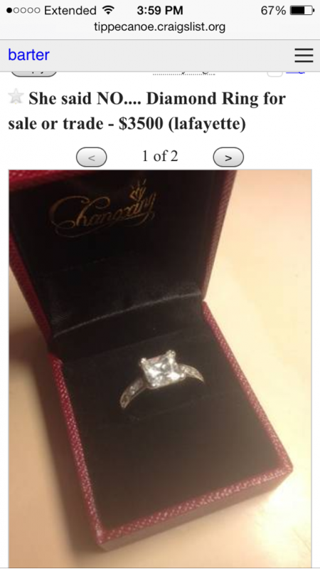 I just found this on craigslist. Poor guy