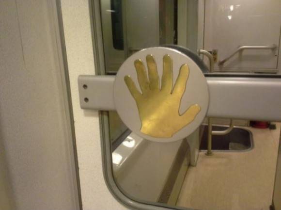 It was designed, made, processed, shipped, received, and installed – and no one noticed something was a little bit off?