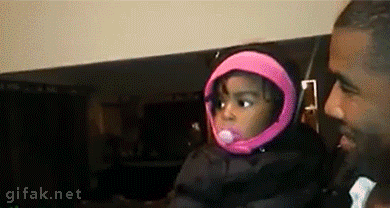 Confused little girl meets her fathers twin for the first time