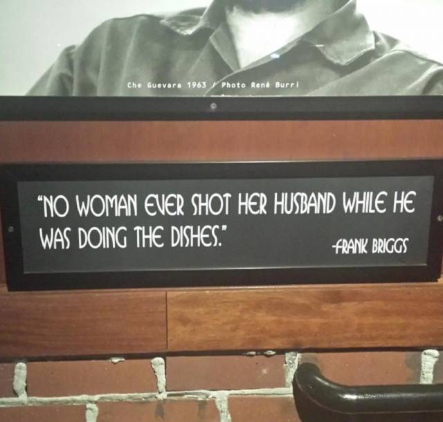 Saw this sign in a bar tonight.