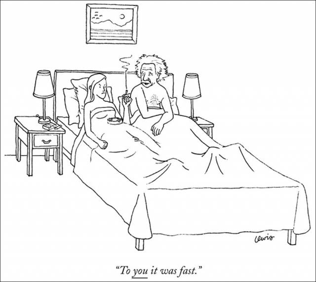 New Yorker on relativity