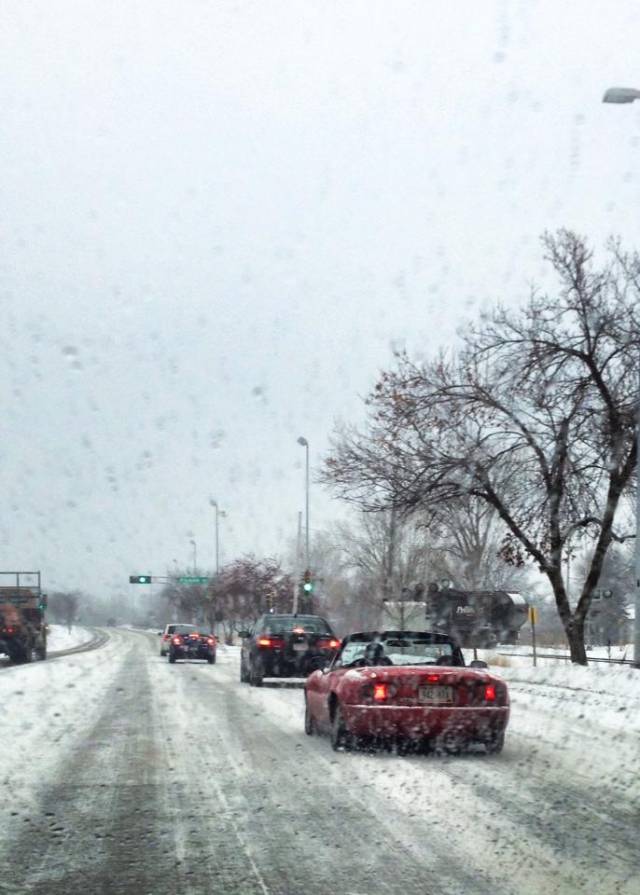Zero f*cks on a snowy morning in Madison, WI
