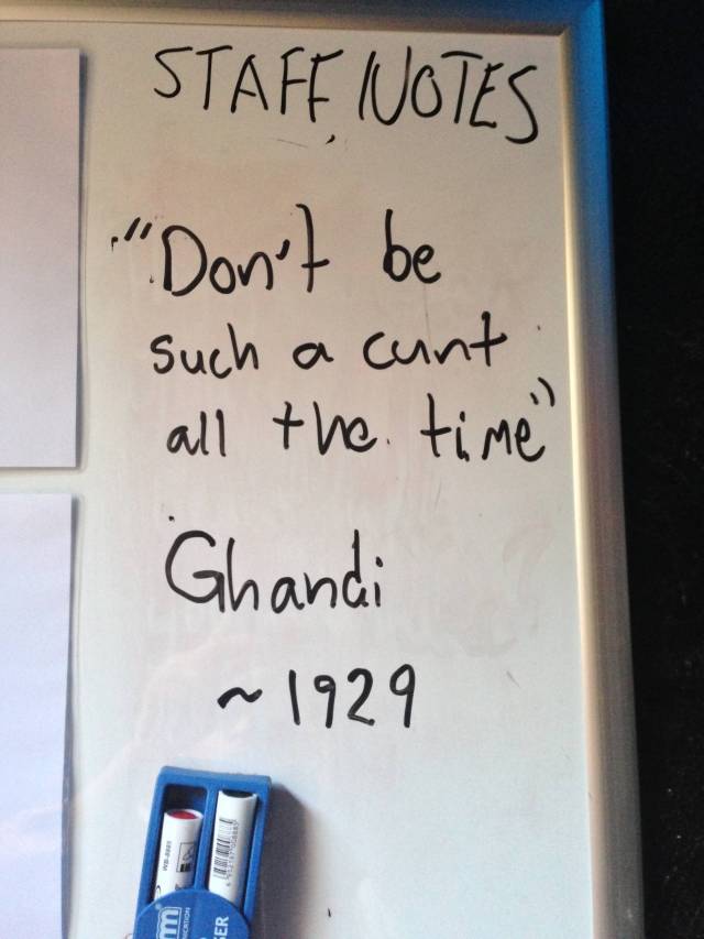 Very wise words.
