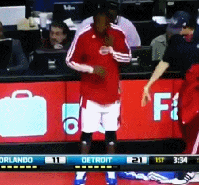 I guess he didn't think he was going to be playing today
