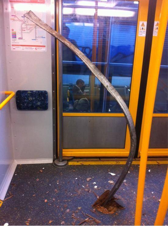 My train just de-railed, looks like I am walking home