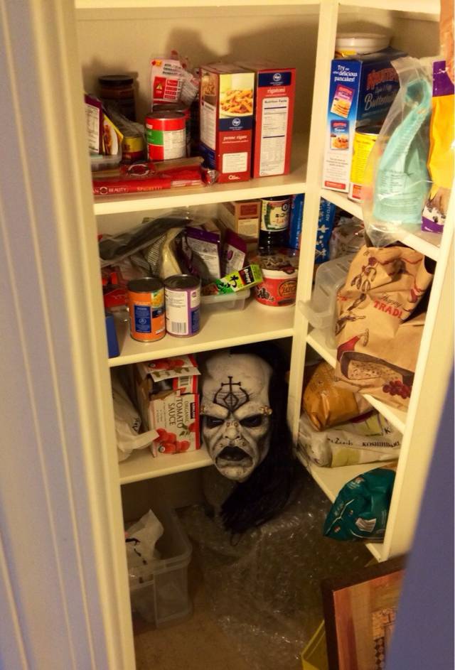 This is how I keep my daughter from pillaging the pantry. 100% effective.