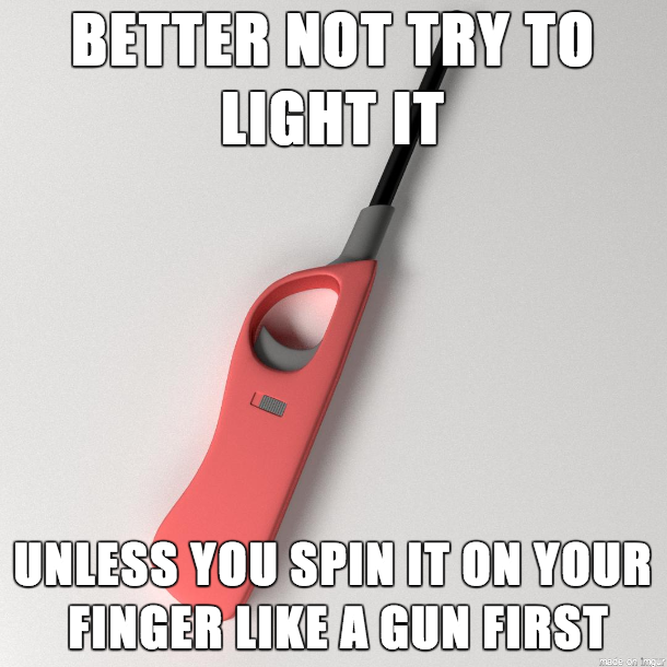 Every time I try to light a candle