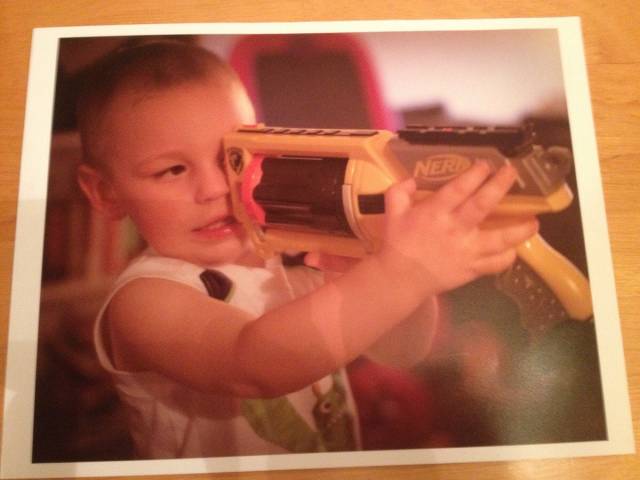 Gun safety might be a priority with my son...