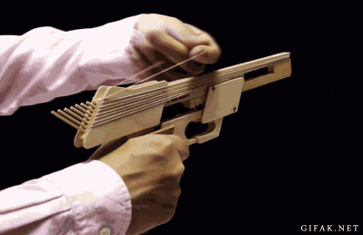 Cool idea: Rubber band gun