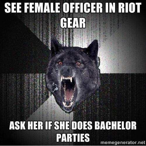 Trolling the police