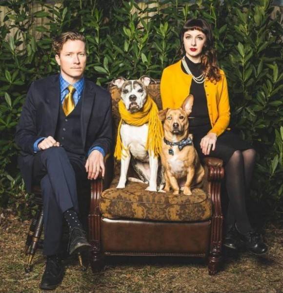 Some friends of mine had a family portrait made, and I think it's pretty amazing.