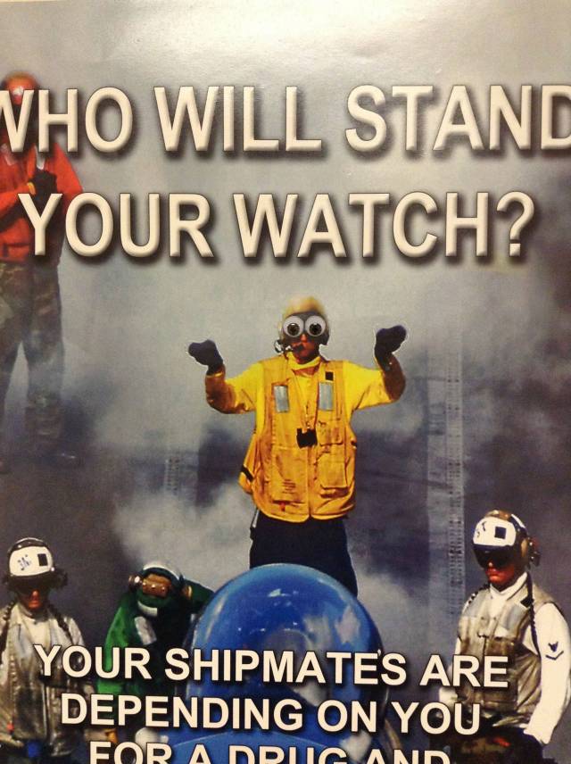 I believe we're stationed on the same ship, shipmate.