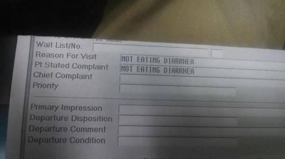 I’m a nurse in the ER. This is why punctuation is important.